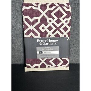 Better Homes and Gardens Trellis Purple Precut Fabric 2 Yds 100% Cotton